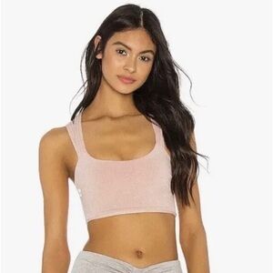 Free People FP Movement On The Radar Bra Heather Pink Size XS/S NEW